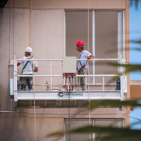 Balancim Elétrico para Trabalhos em Altura na Construção Civil